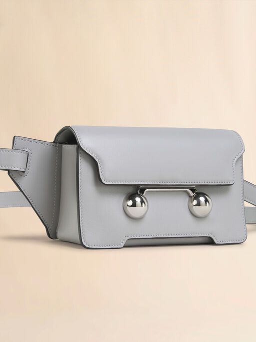 Grey leather Trunkaroo crossbody bag - Belt Bags