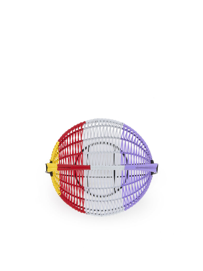Multicolour striped MARNI MARKET woven cable fruit basket - Accessories - Image 4