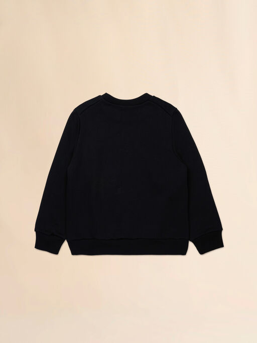 Black sweatshirt with Soggetti Animali print - Sweaters