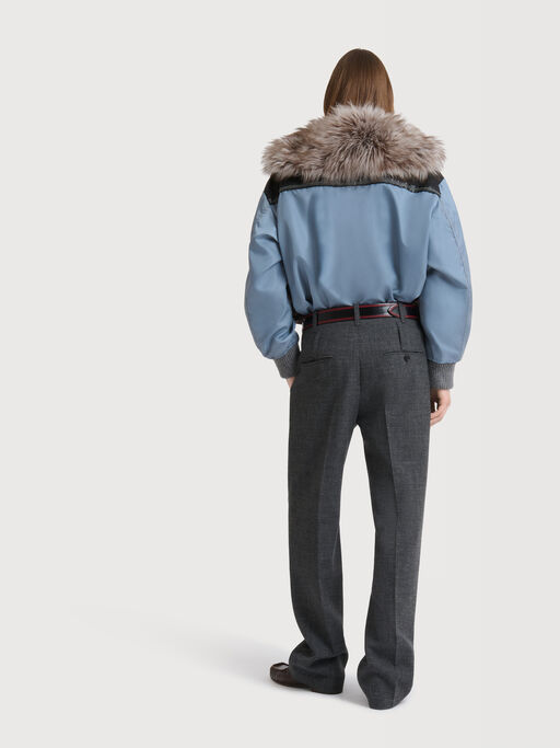 Grey British wool trousers - Pants
