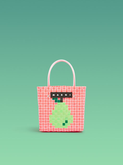ペアー MARNI MARKET FRUIT BASKET BAG - ショッピングバッグ