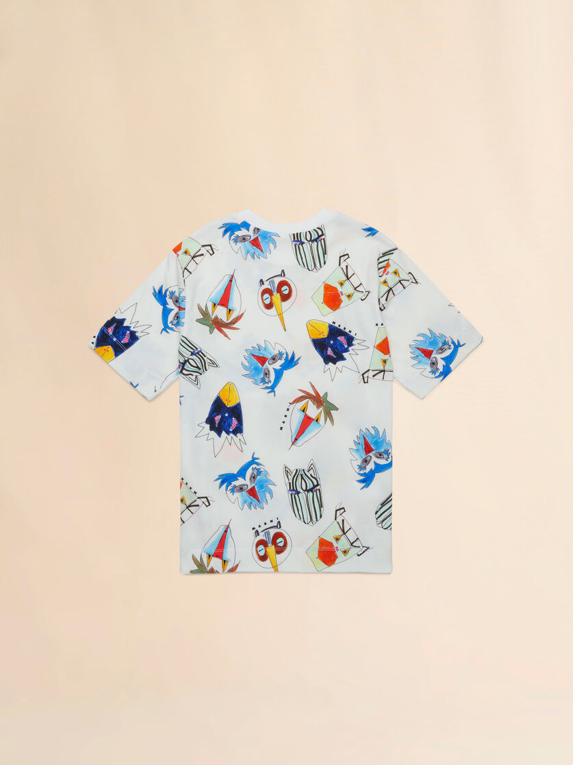 Off-white T-shirt with Soggetti Animali print - T-shirts - Image 2