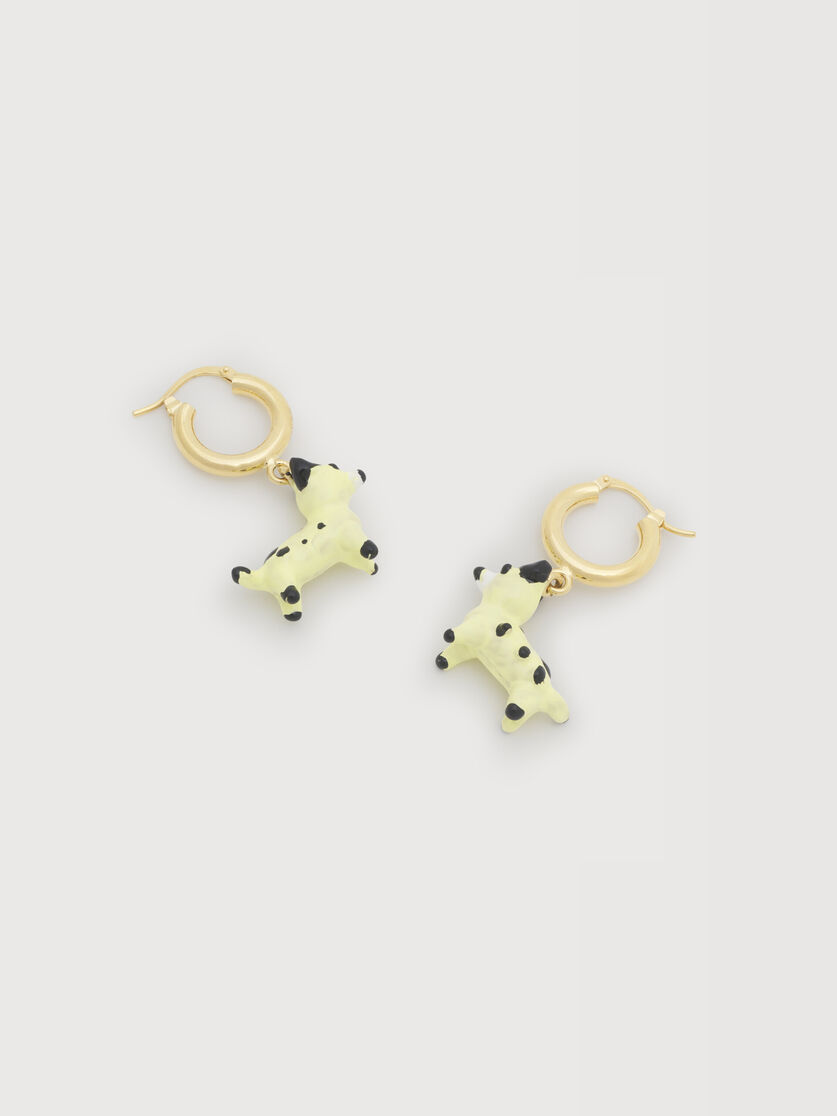 エナメル ドッグチャームピアス, Image 1