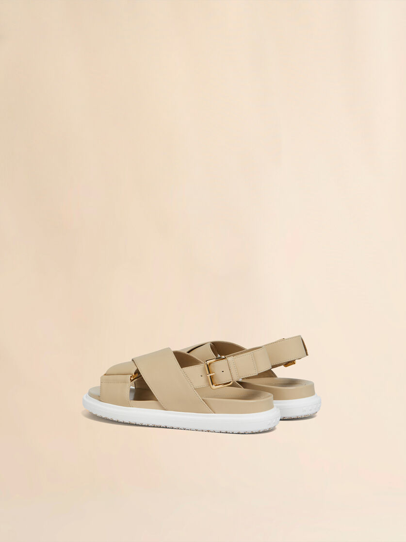 Brown leather Fussbett - Sandals - Image 3