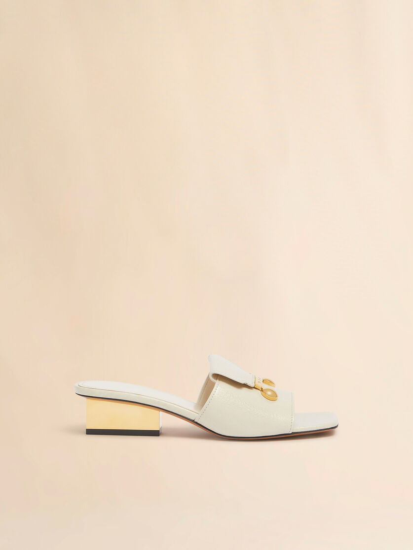 Black leather Trunkaroo sandal - Sandals - Image 1