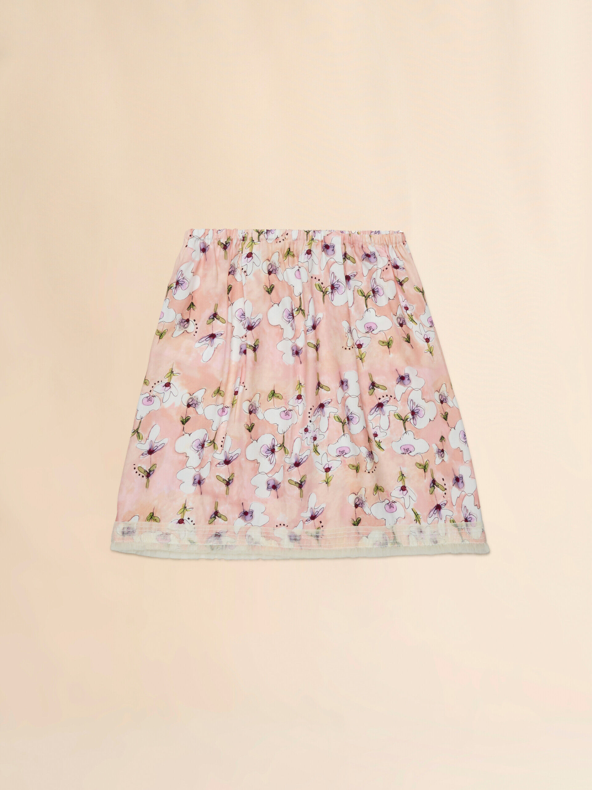 Marni ビスコーススカート Ninfeeプリント ビスコーススカート ピンク | Marni