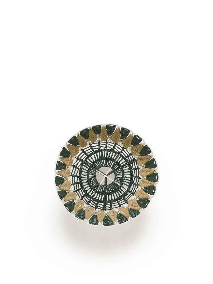 グリーン ベージュ Marni Market スカロップ ブレッドバスケット, Image 4