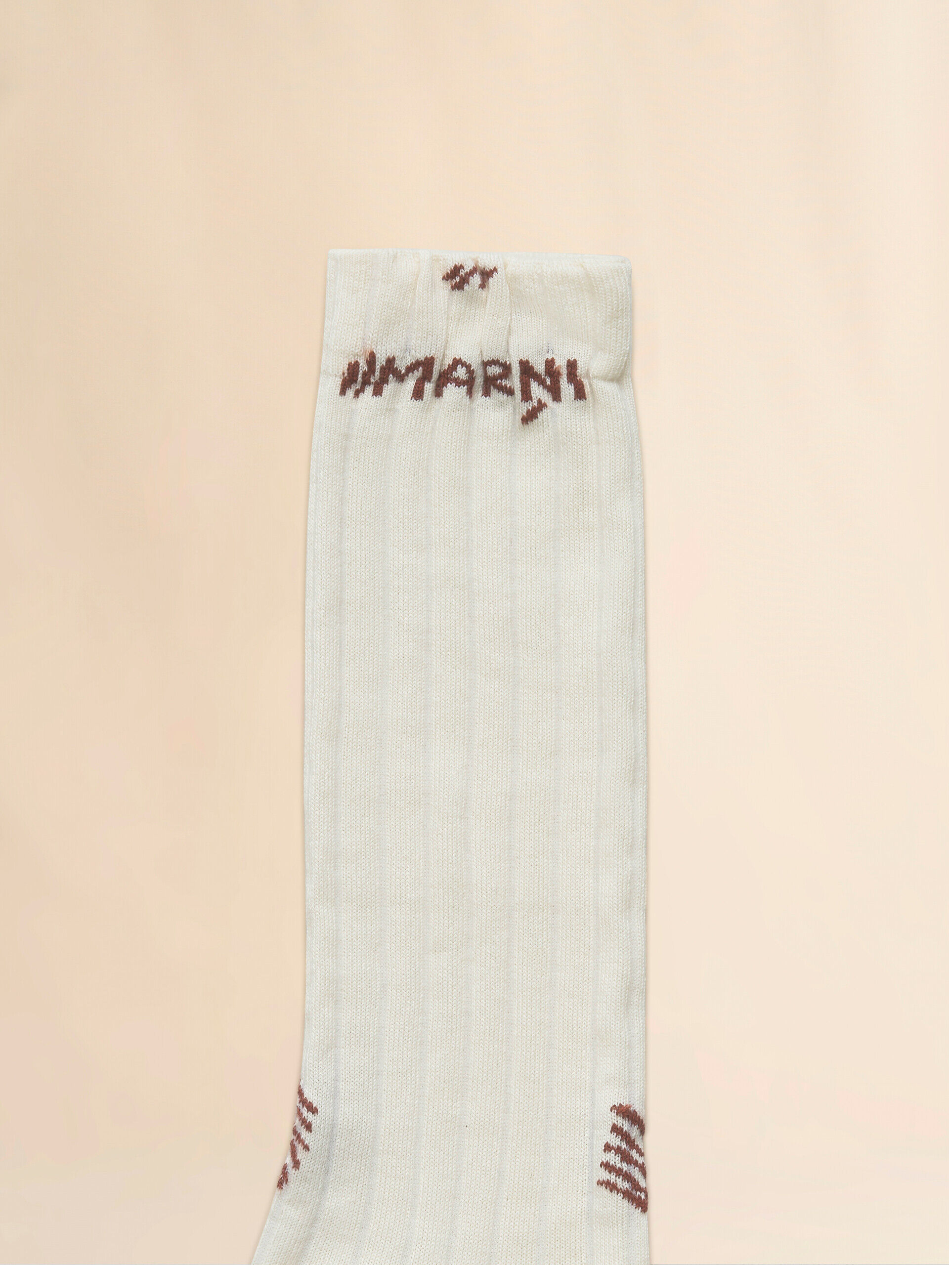 ピンク リブコットンソックス、マルニメンディング入り | Marni