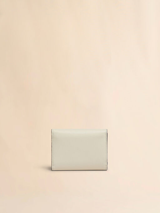 Cream leather Trunkaroo trifold wallet - Wallets