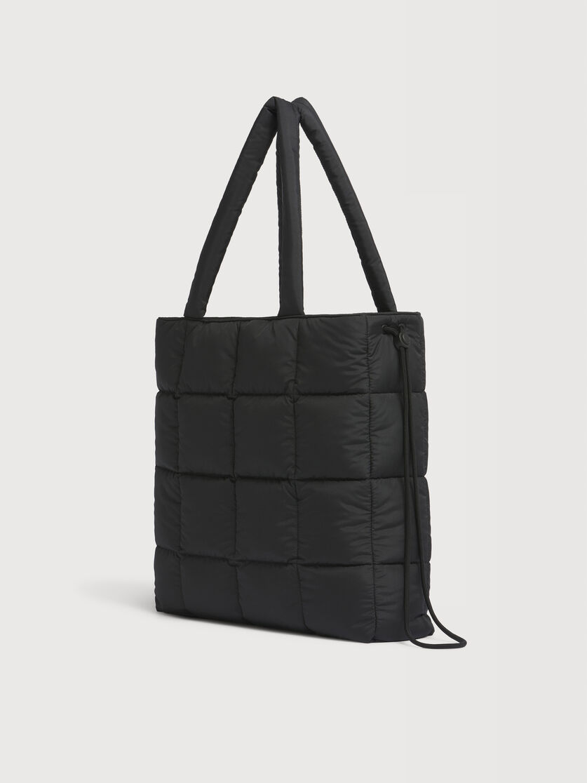 ブラック Puff トートバッグ, Image 3