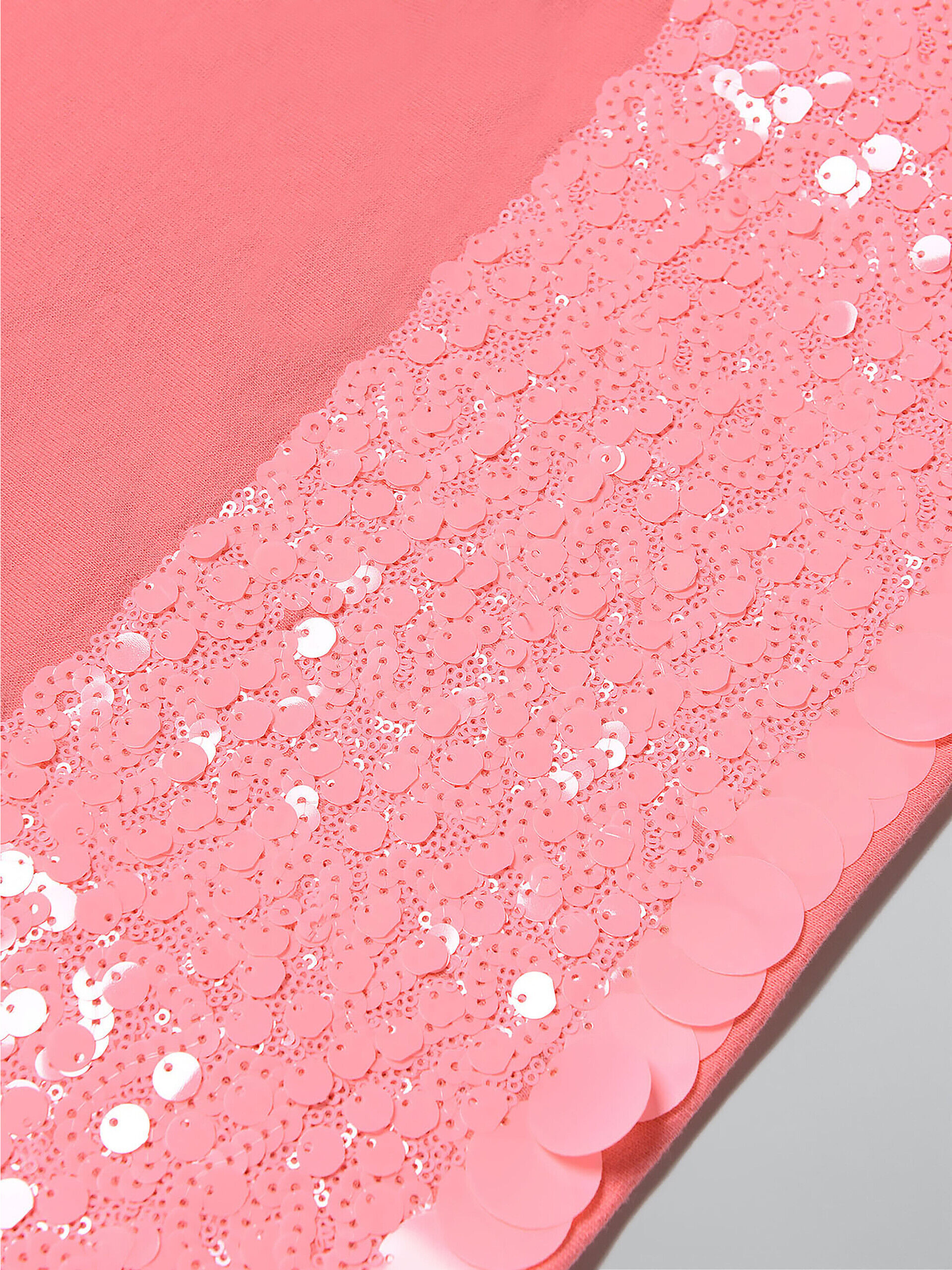 ピンク スパンコール付き フリース製スカート | Marni