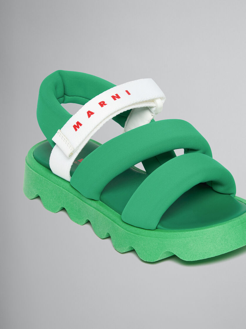 Sandales matelassé vert - ENFANT - Image 4