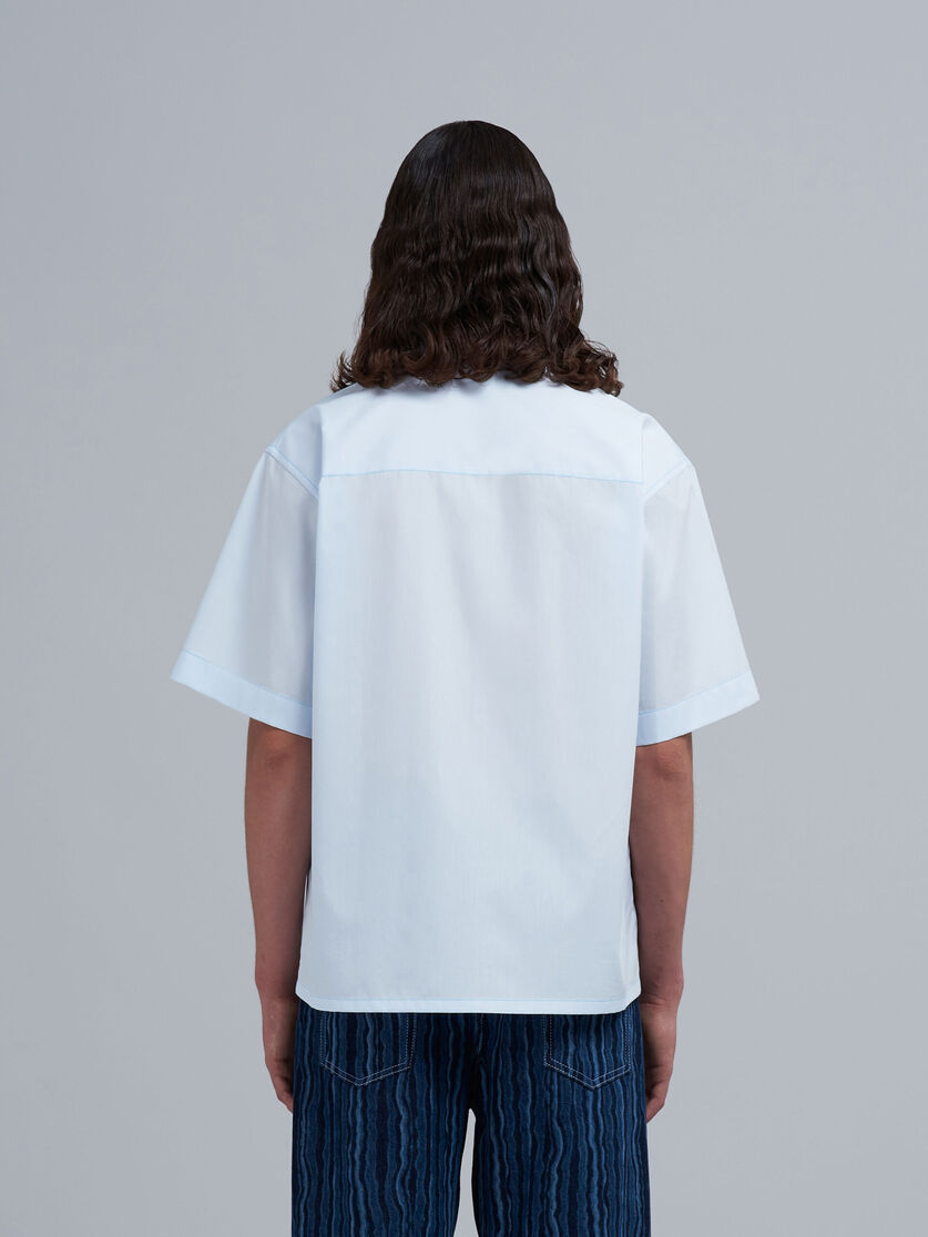 Camisa de bolos de popelina con logotipo - Camisas - Image 3