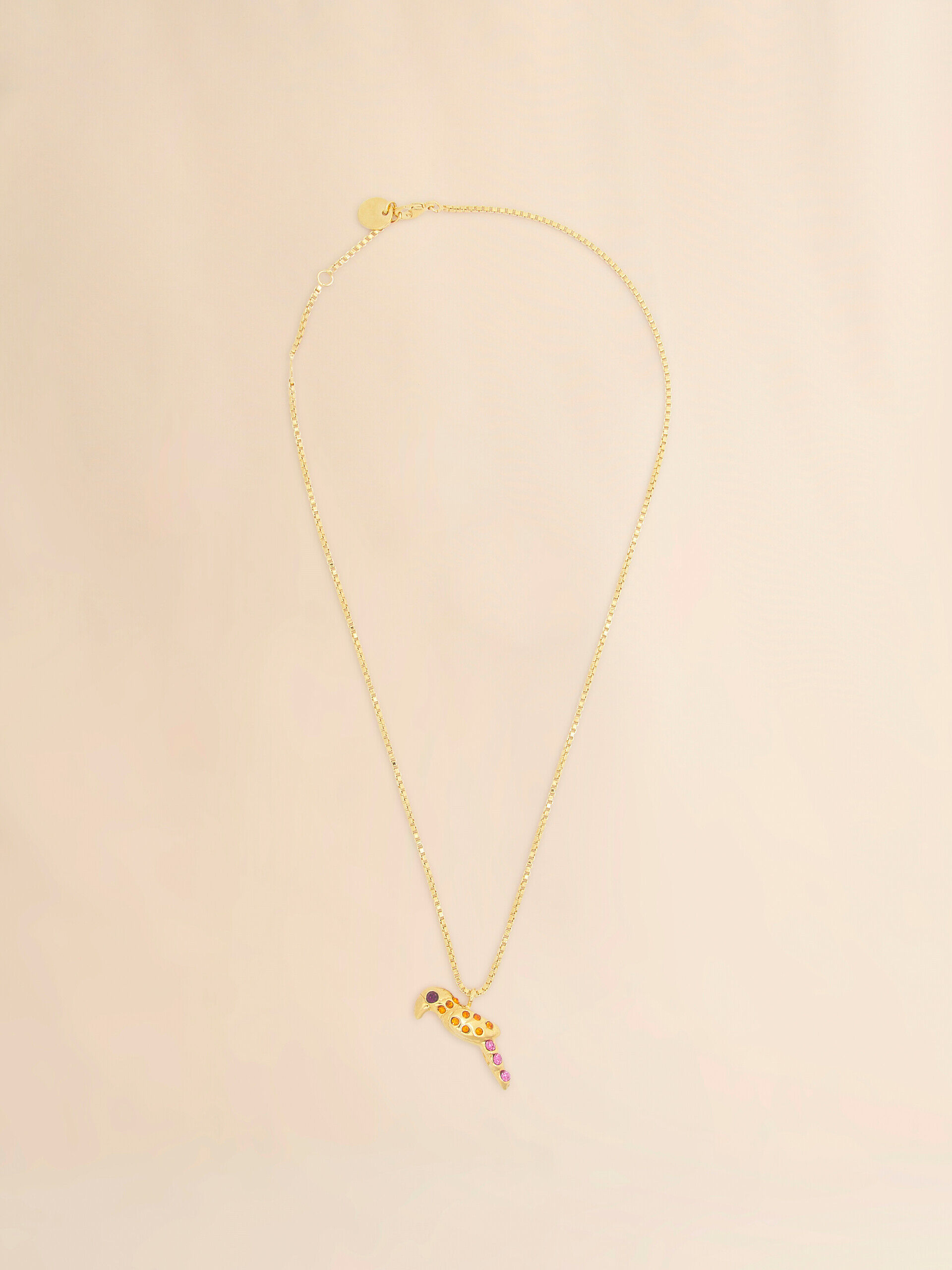 オウムのチャーム付きチェーンネックレス | Marni