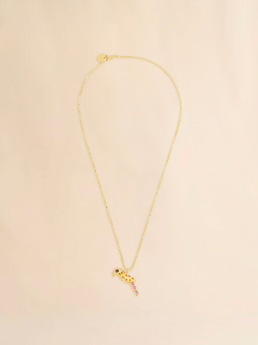 Collier avec pendentif perroquet - Colliers