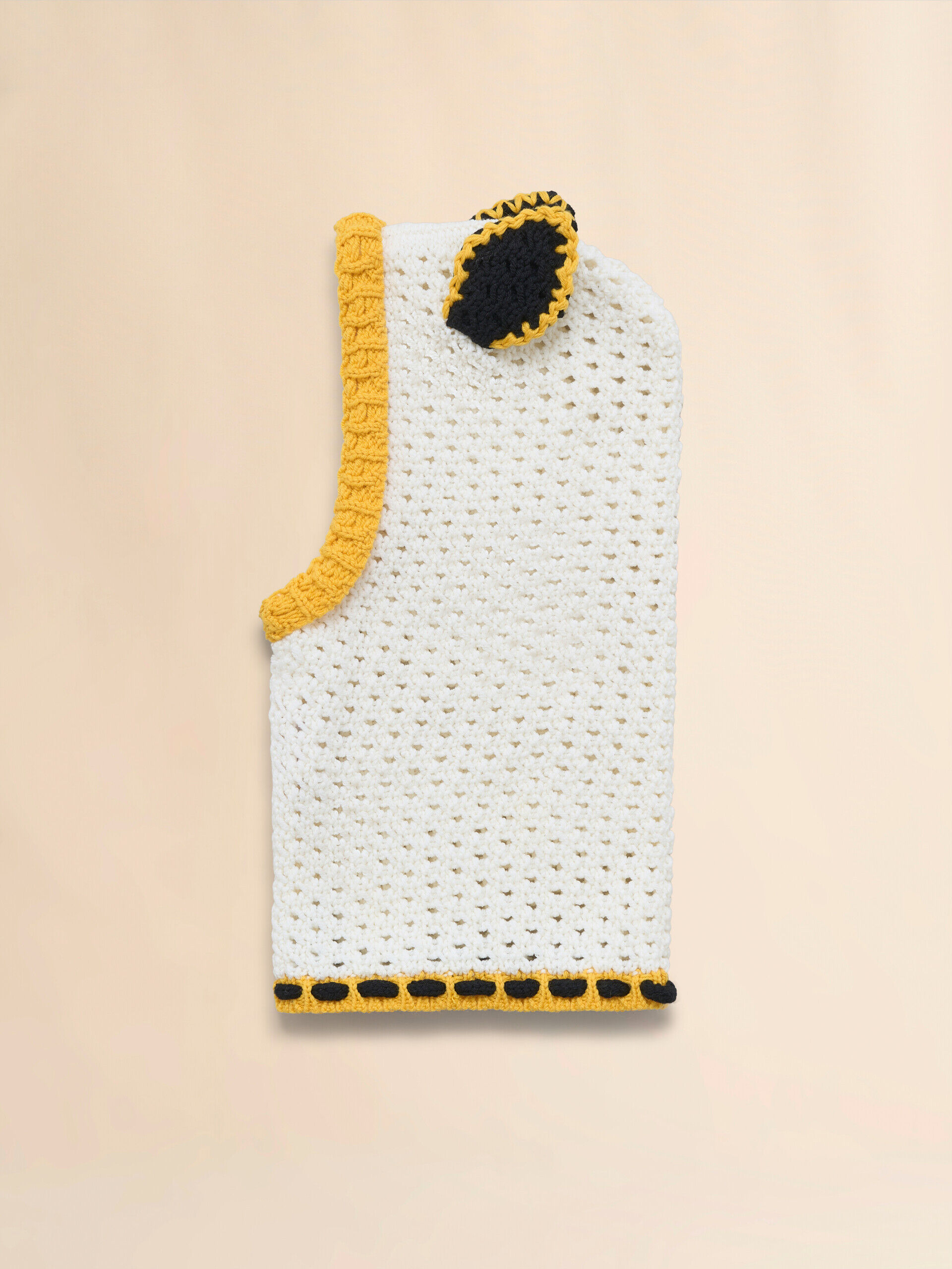 White wool balaclava with ears | Marni