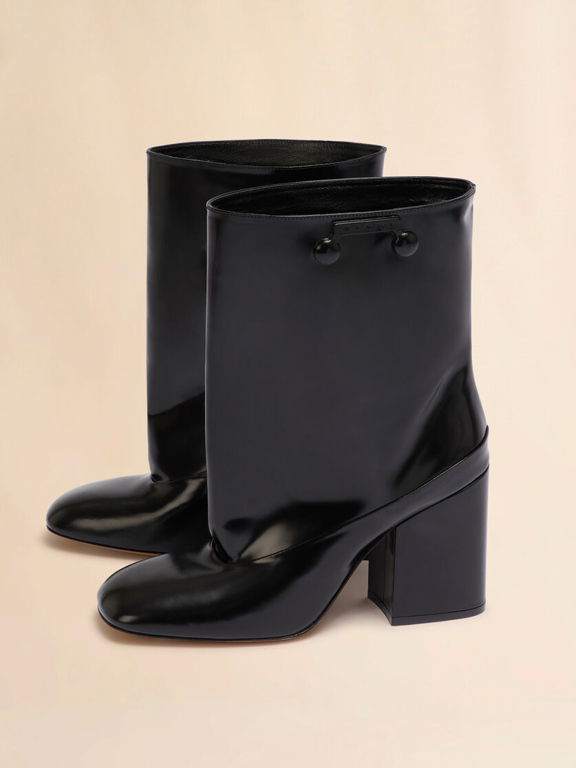 Black leather Trunkaroo ankle boot - Boots - Image 4