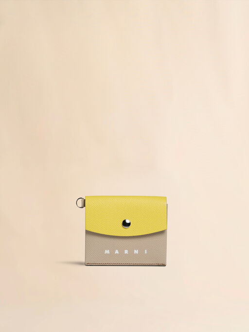 イエロー ミニウォレット - 財布