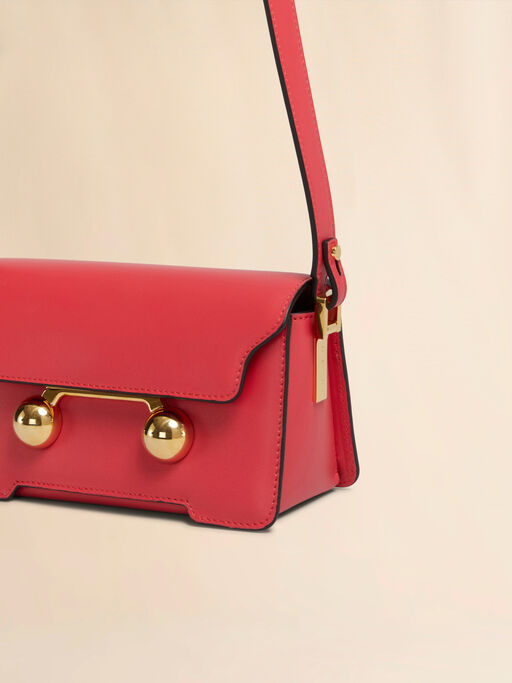 Red leather Trunkaroo mini shoulder bag - Shoulder Bags