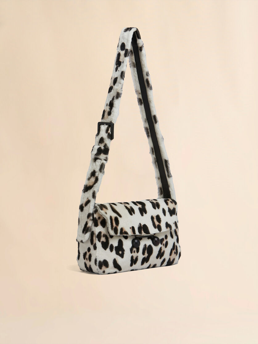 Shearling animal print Trunkaroo Soft medium shoulder bag - Shoulder Bags - Image 5