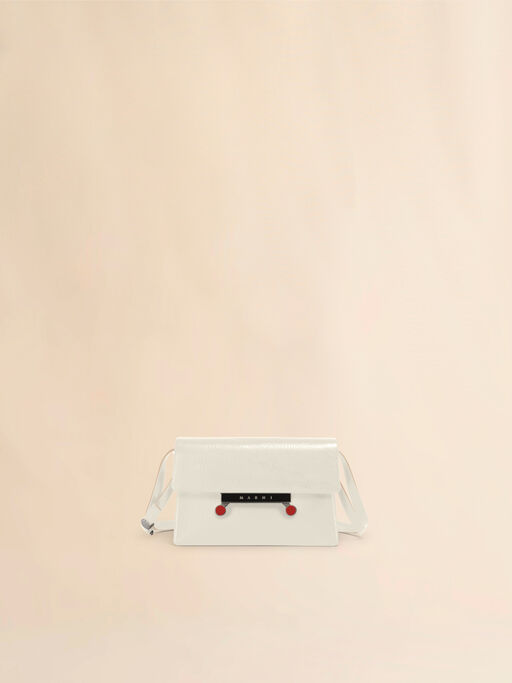 クリーム クラクリュールパテントレザー製 スモール Envelope バッグ - ショルダーバッグ