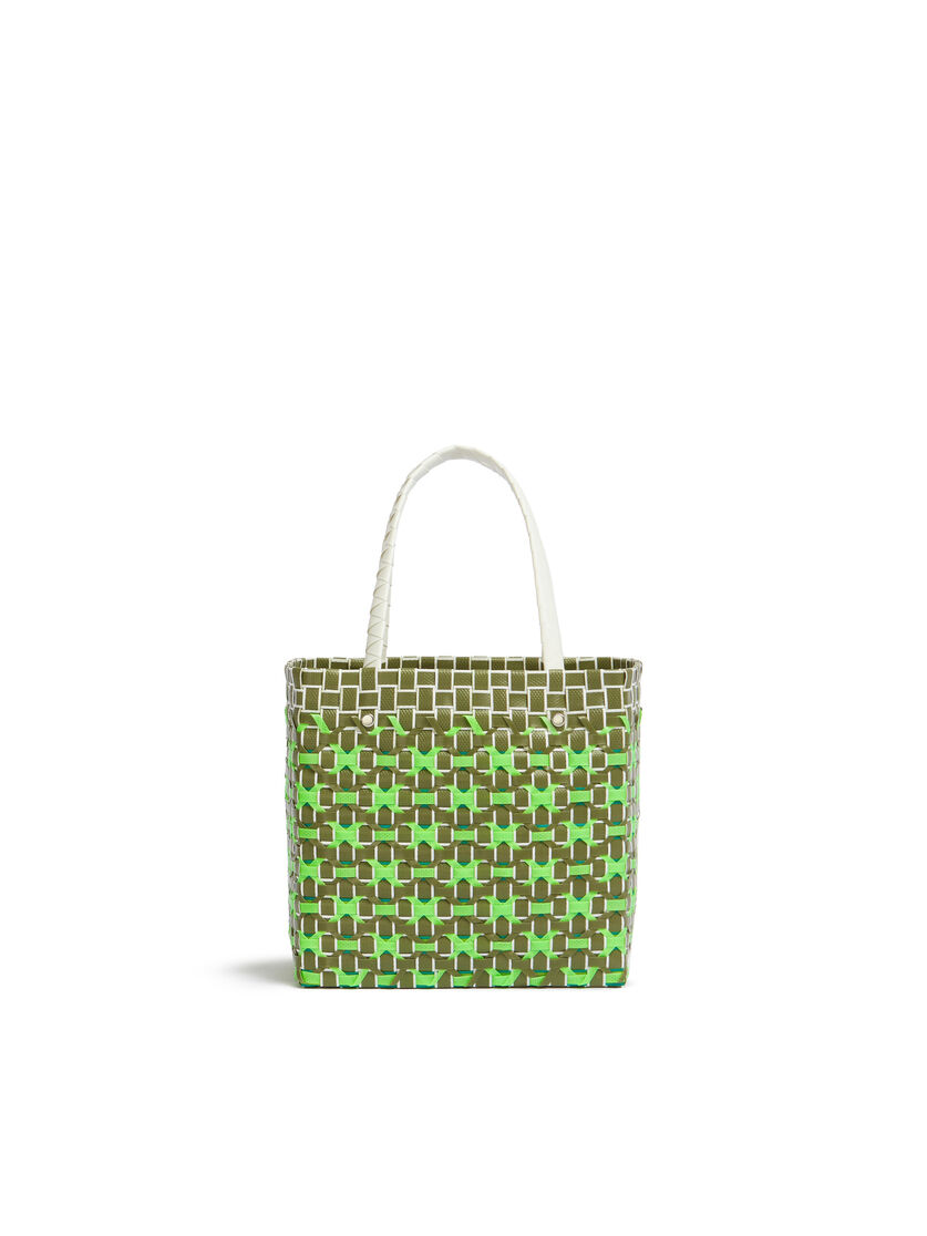 ブルー レッド MARNI MARKET Criss-Cross ミニ バスケットバッグ - ショッピングバッグ - Image 3