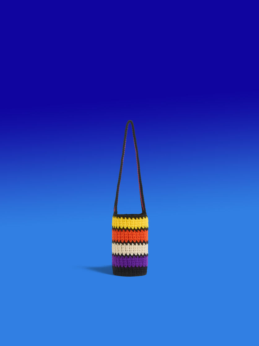 Multicoloured MARNI MARKET tech wool crochet bottle holder - Furniture - Image 1