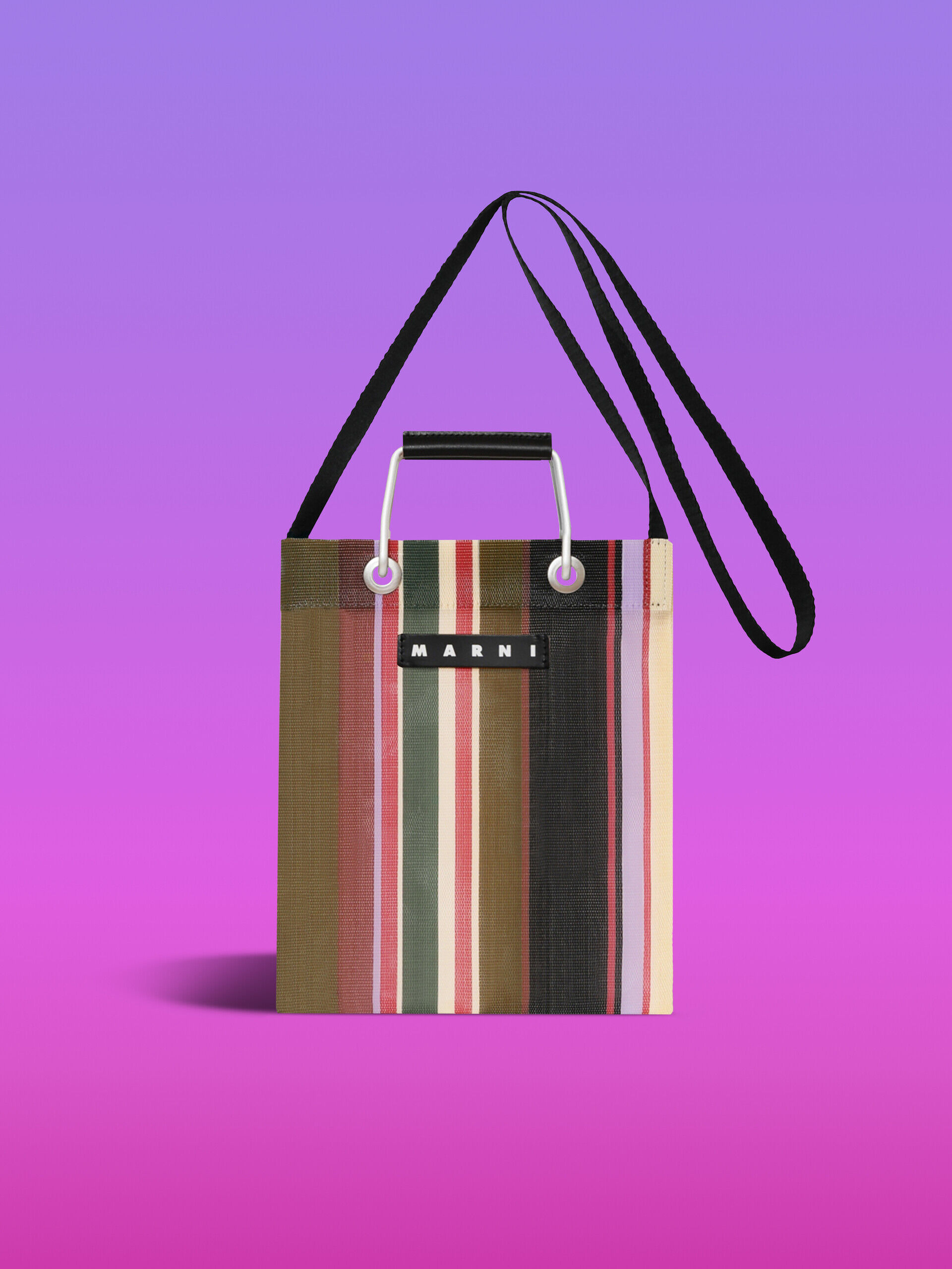 キャラメル(キャラメルブラウン) MARNI MARKET STRIPE MINI