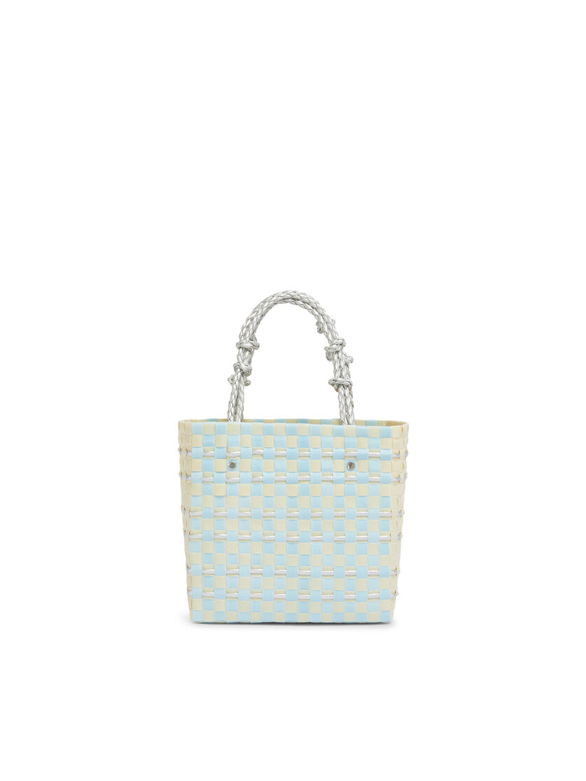 ライトブルー MARNI MARKET ブレードハンドル バスケットバッグ - ショッピングバッグ - Image 3