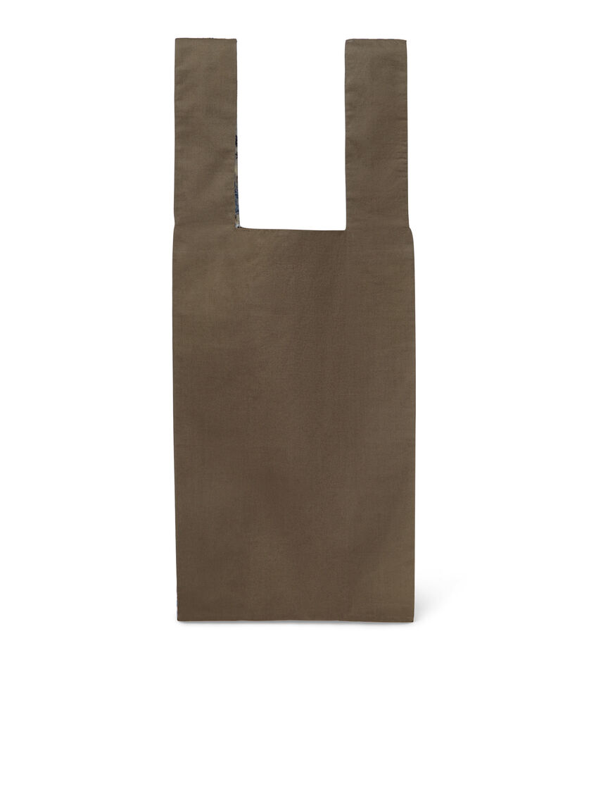 MARNI MARKET cotton shopping bag wit botanic print - Shopping Bags - Image 3