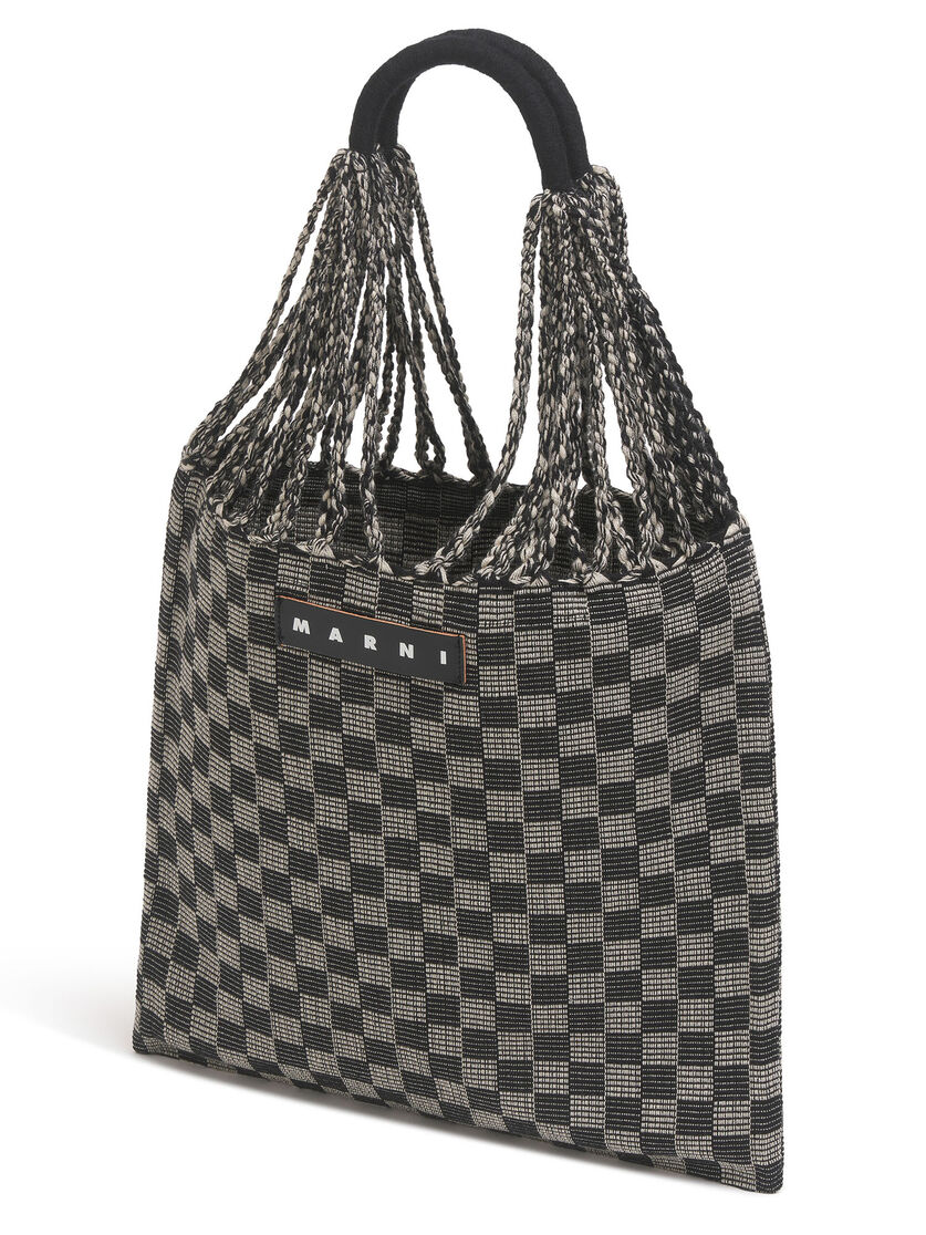 ホワイト MARNI MARKET CHECKERBOARD HAMMOCK BAG - ショッピングバッグ - Image 3