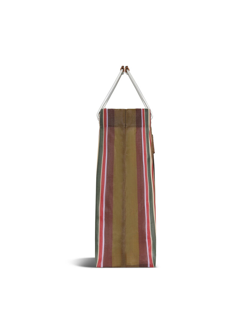 マルチカラーブルー MARNI MARKET STRIPE BAG - ショッピングバッグ - Image 3