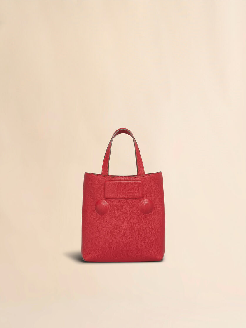 Kleine Tasche Trunkaroo Embossed aus grauem Leder - Shopper - Image 1