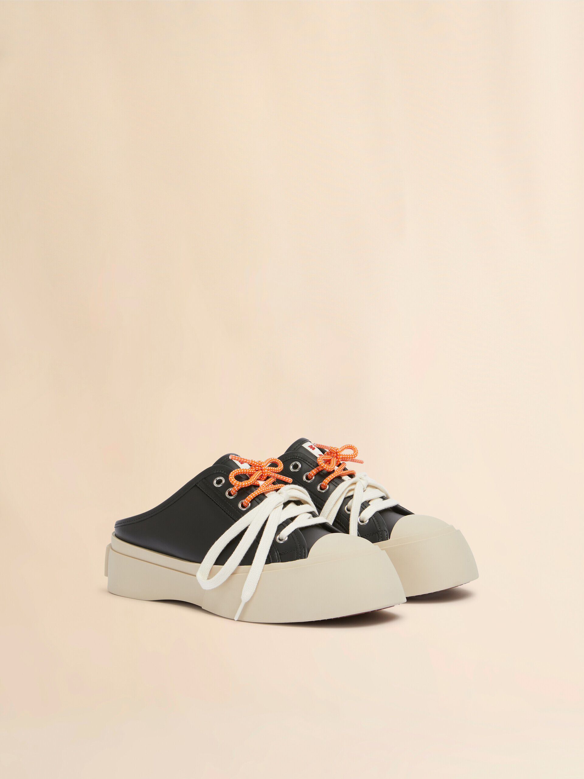 スニーカー MARNI SNEAKER (SNZW003020P7226 00W01) White nappa leather Mary Jane sneaker | Marni