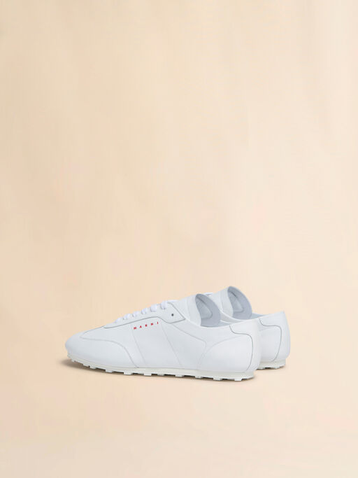 White nappa leather Softy Soccer sneaker - Sneakers