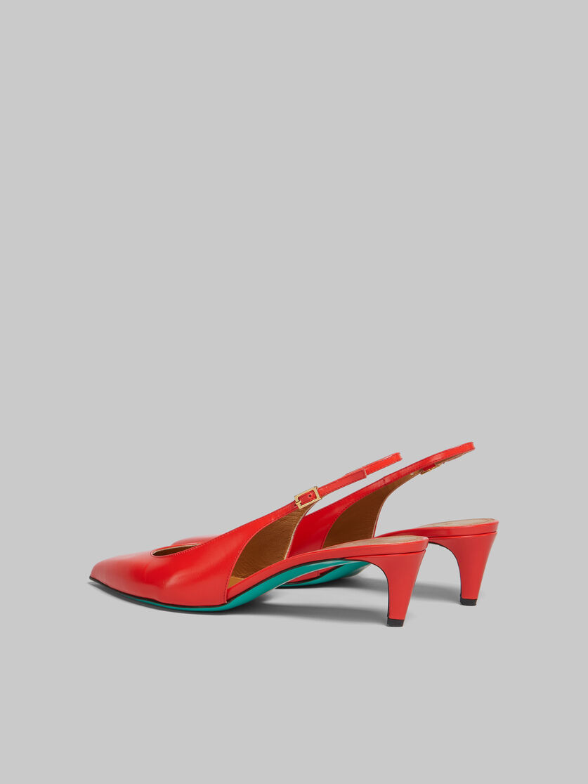 Red palmellato leather Rhythm slingback - Sandals - Image 3