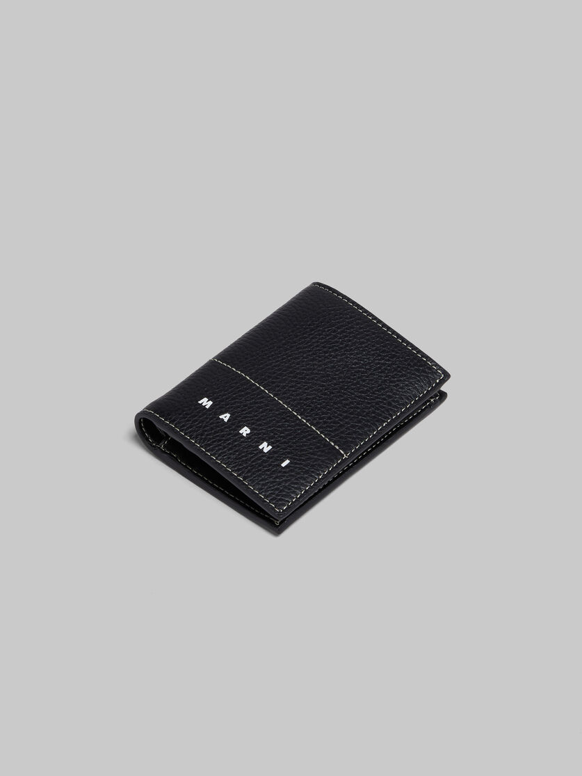 Portacarte bi-fold in pelle nera - Portafogli - Image 5