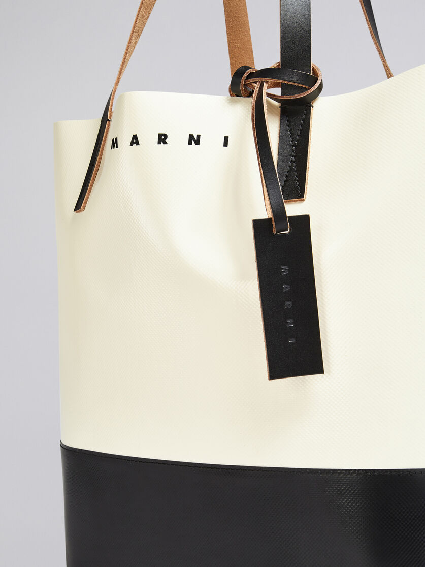 Orange and black Tribeca shopping bag - Shopping Bags - Image 4