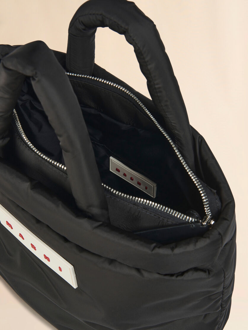 ブラック Puff スモールトートバッグ - ハンドバッグ - Image 3