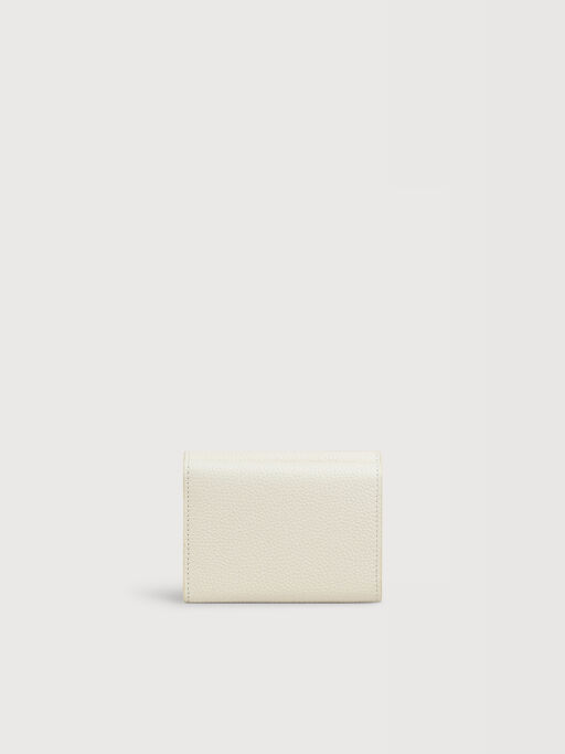 Ivory leather trifold wallet with Marni Mending - Wallets