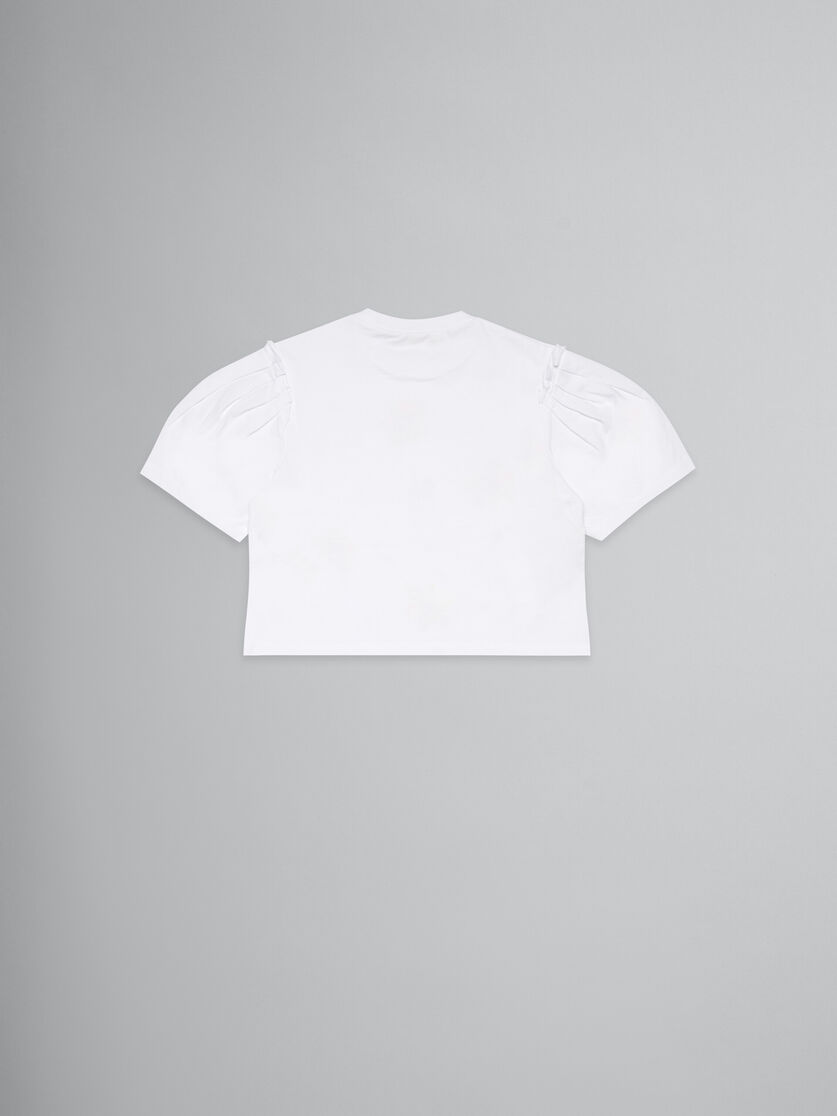 ホワイト Sunny Dayプリント Tシャツ - Tシャツ - Image 2