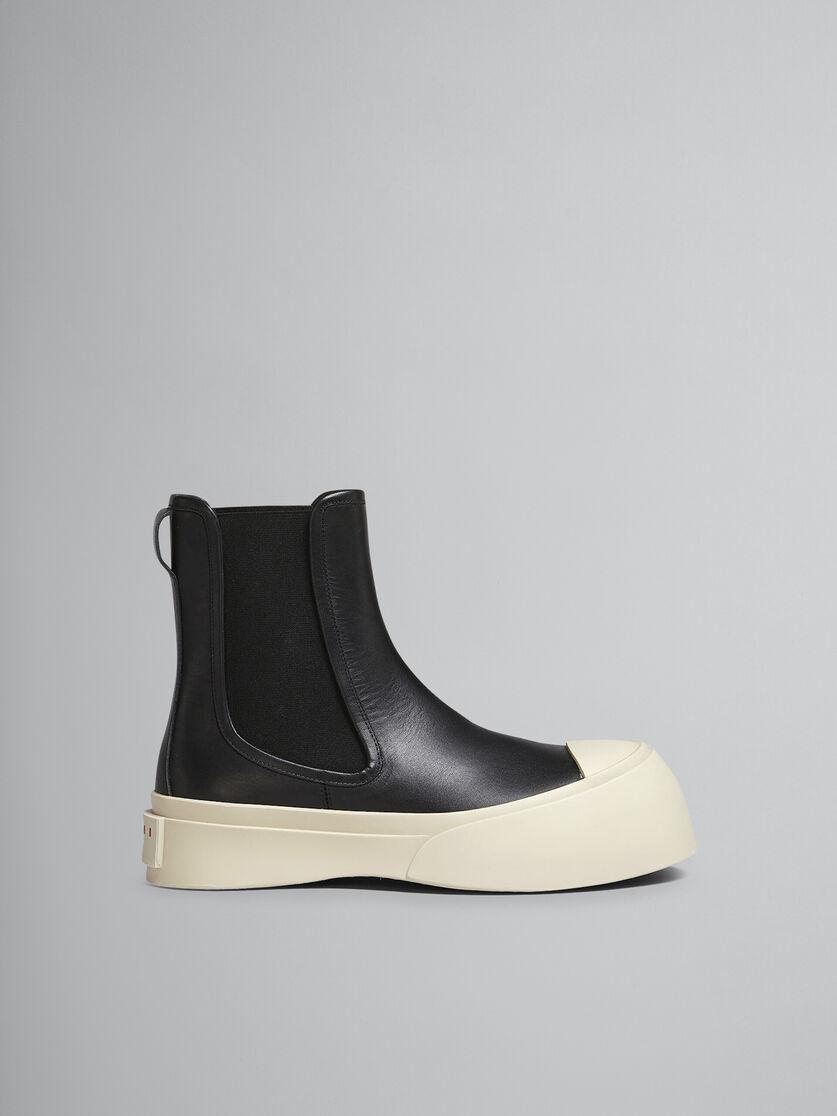 Black nappa leather PABLO Chelsea boot - Boots - Image 1