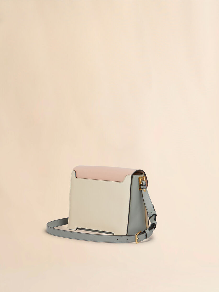 Blue, beige e light blue leather Trunkaroo medium shoulder Bag - Shoulder Bags - Image 2