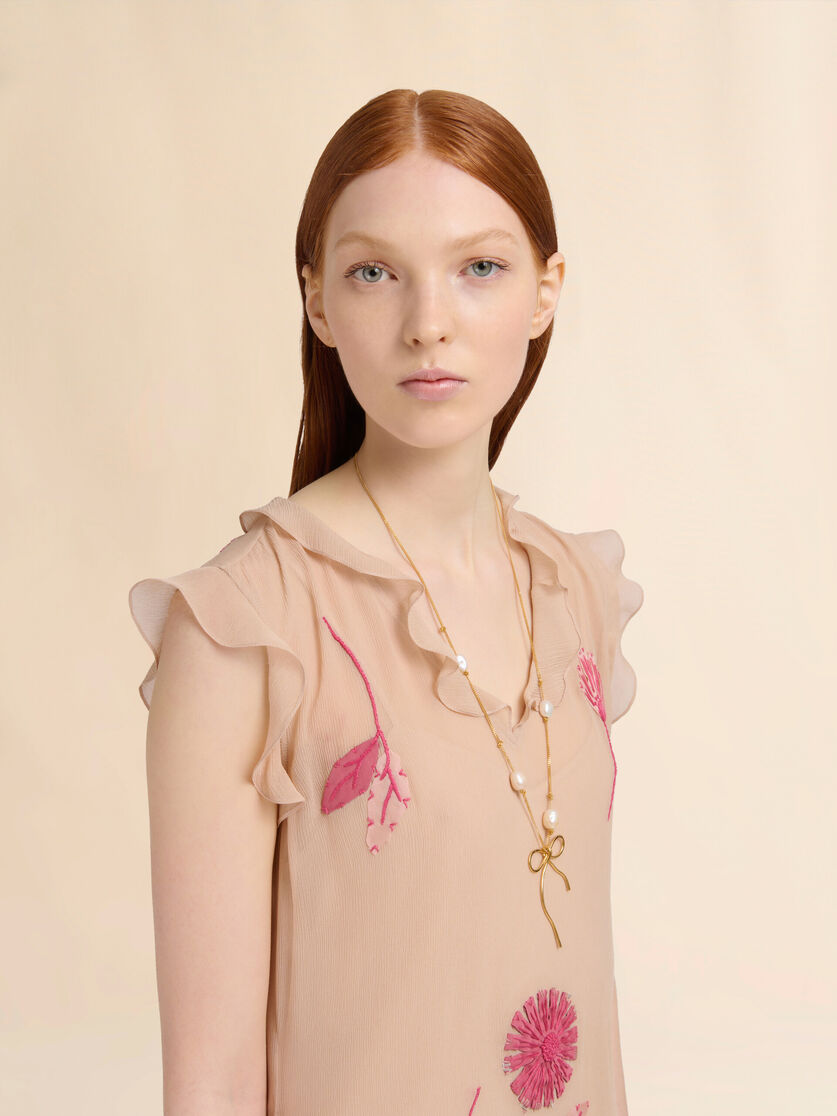 Golden Bow necklace - Necklaces - Image 2