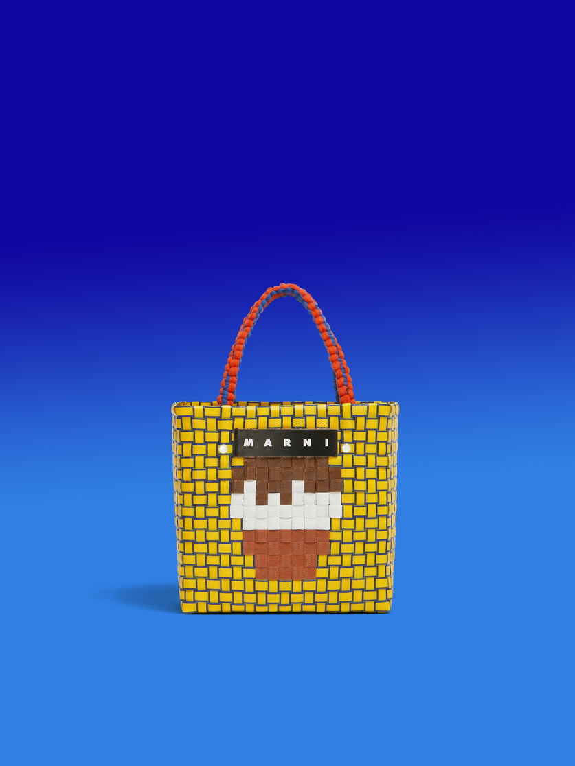 セラミック MARNI MARKET MINI BASKET BAG - ショッピングバッグ - Image 1
