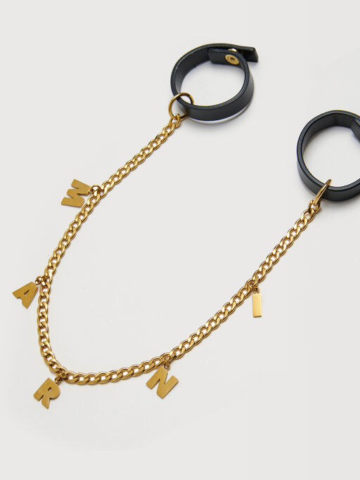 Gold-tone metal Marni charm keyring - Other accessories