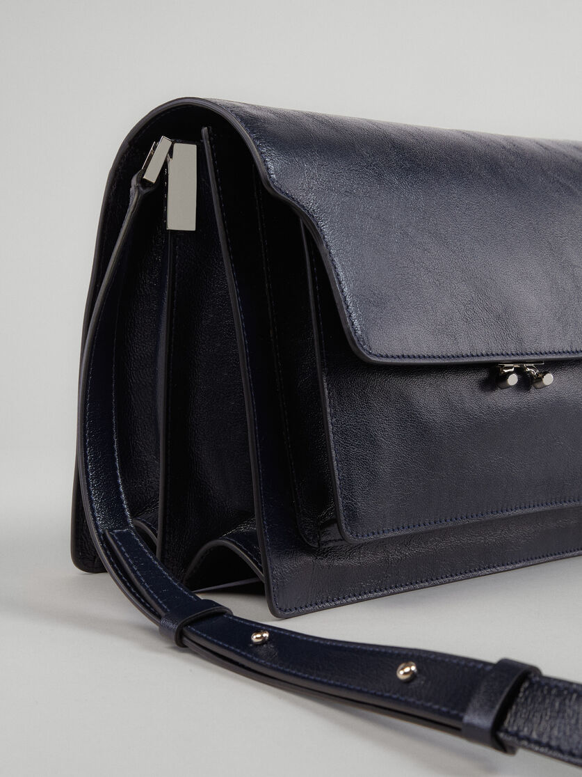 Trunk Soft Large Bag in black leather - Shoulder Bags - Image 4