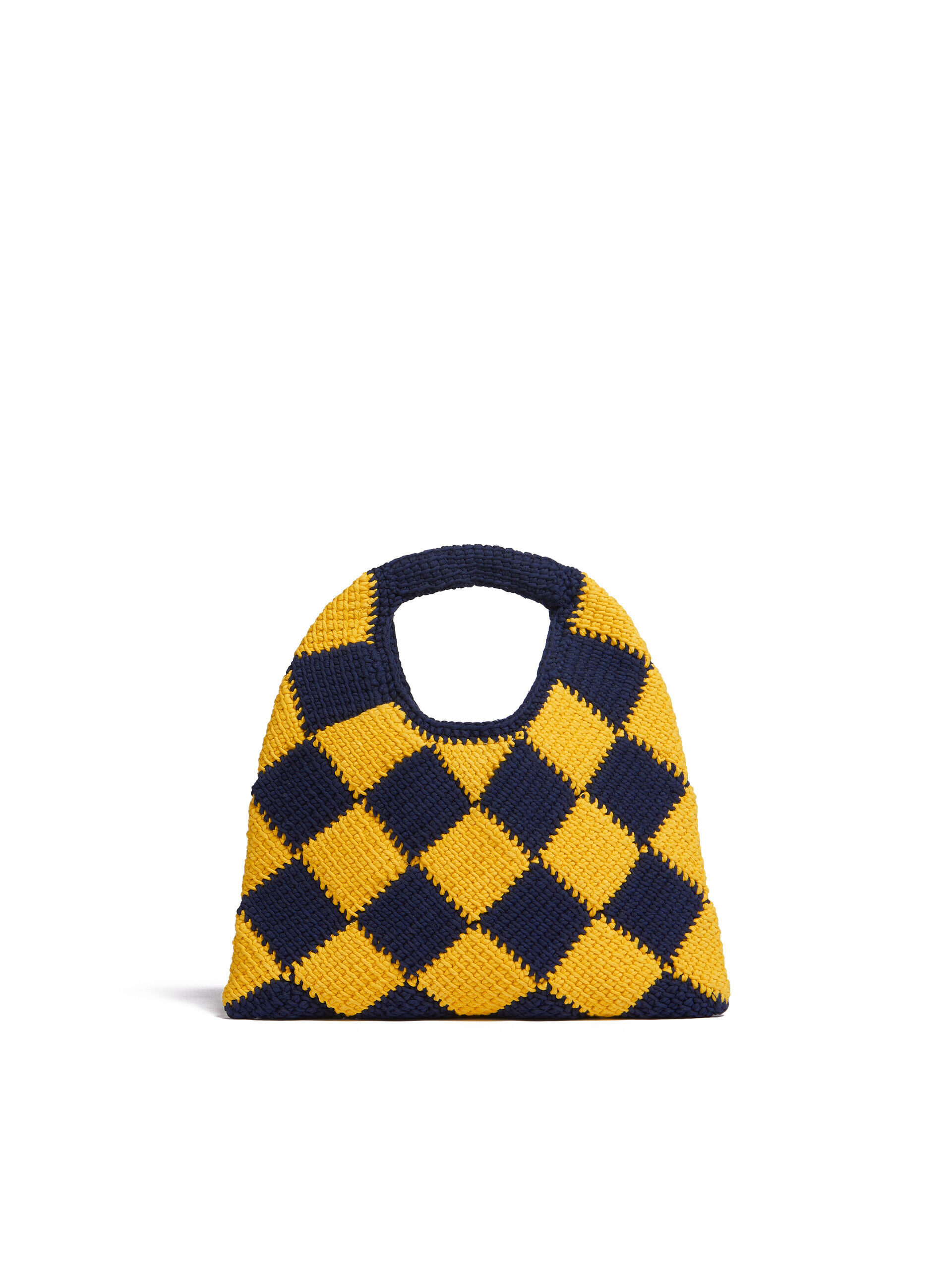 【VIPセール】MARNI MARKET ダイヤモンド バッグ mini MARNI(マルニ) ベージュ*ブラック MARNI MARKET DIAMOND テック