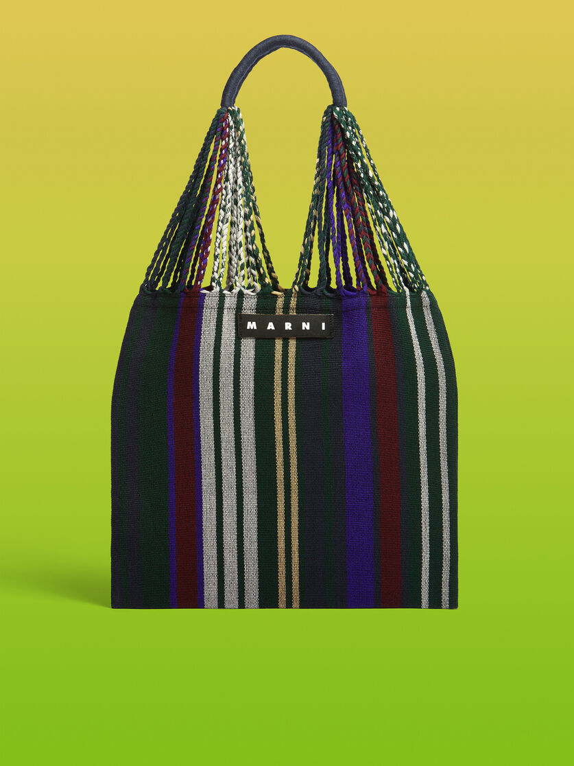 マルチカラー パープル クロシェ製 MARNI MARKET HAMMOCKバッグ, Image 1