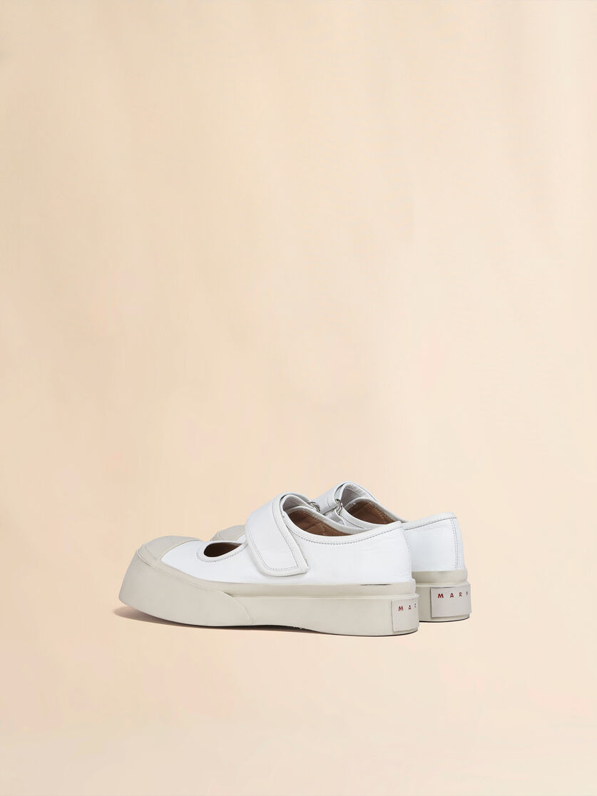 Sneakers Mary Jane en cuir nappa bleu clair - Sneakers - Image 3